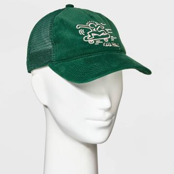 Keith Haring Skateboard Trucker Hat - Green