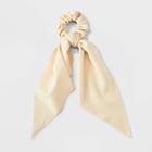 Ribbed Hair Twister With Tail - Universal Thread Beige