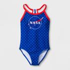 Girls' Nasa One Piece Swimsuit - Blue