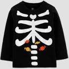 Toddler Boys' Skeleton T-shirt - Just One You Made By Carter's Black