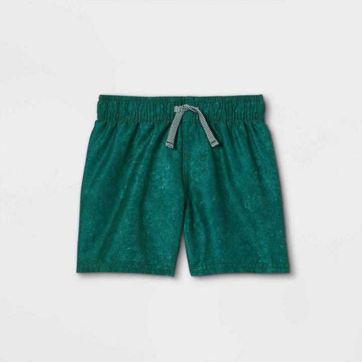 Toddler Boys' Swim Shorts - Cat & Jack Green