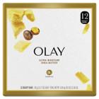 Olay Outlast Ultra Moisture Shea Butter Beauty Bar Soap - 12pk