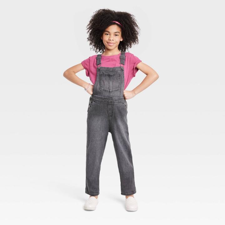 Girls' Overalls - Cat & Jack Black