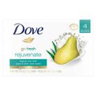 Dove Beauty Dove Go Fresh Rejuvenate Pear & Aloe Vera Beauty Bar Soap - 4pk