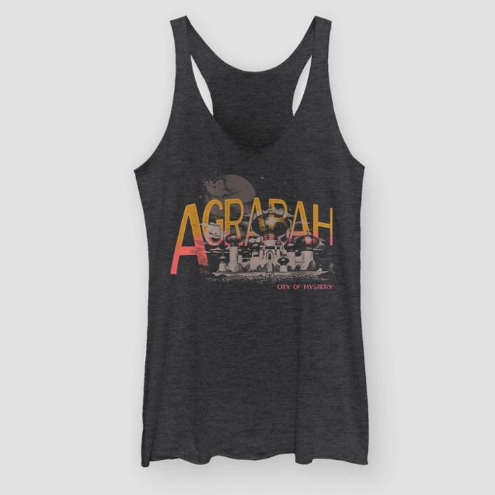 Disney Women's Aladdin Agrabah Mystery Tank Top (juniors') - Black Heather