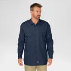 Dickies Men's Original Fit Twill Long Sleeve Shirt-dark Navy X-large, Size: