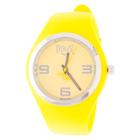 Everlast Soft Touch Rubber Strap And Case With Metal Bezel Watch - Yellow