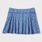 Girls' Knit Performance Skorts - All In Motion Heathered Blue