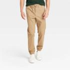 Men's Athletic Fit Jogger Pants - Goodfellow & Co Tan