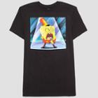 Petitemen's Spongebob Squarepants Singing Spongebob Short Sleeve Graphic T-shirt - Black