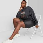 Women's Plus Size High-rise Bike Shorts - Wild Fable Black 2x, Women's,
