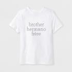 Kids' Short Sleeve Brother Graphic T-shirt - Cat & Jack White
