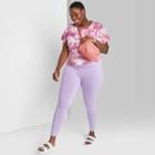 Women's Plus Size High-waisted Ultra Soft Leggings - Wild Fable Lavender