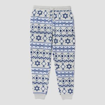 Mad Engine Men's Hanukkah Pajama Pants - Heather Gray