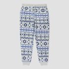 Mad Engine Men's Hanukkah Pajama Pants - Heather Gray