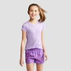 Girls' Heather Tech T-shirt - C9 Champion Purple Heather