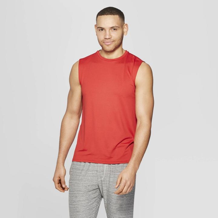 Men's Sleeveless Tech T-shirt - C9 Champion Ripe Red