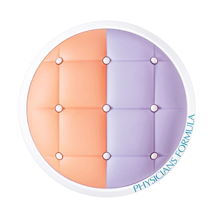 Physicians Formula Mineral Wear Talc-free Cushion Corrector + Primer Duo Spf 20 Brightener Primer -0.24oz, Brigthening