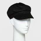 Women's Newsboy Hat - A New Day Black