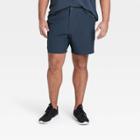 Men's Big & Tall Hybrid Shorts - All In Motion Dark Blue