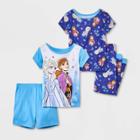 Toddler Girls' 4pc Frozen Elsa Snug Fit Pajama