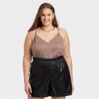 Women's Plus Size Cami - A New Day Brown