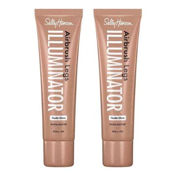 Sally Hansen Airbrush Legs Illuminator Leg Makeup - 01 Nude Glow - 2pc/3.38 Fl Oz Ea