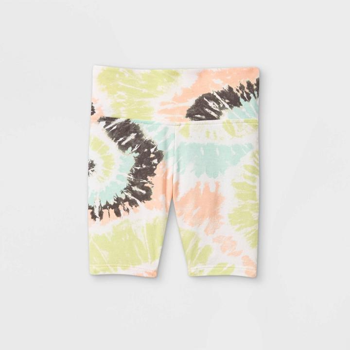 Grayson Mini Toddler Girls' Tie-dye Bike Shorts - Green