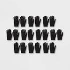 Women's Knit Gloves Value 10pk - Wild Fable Black