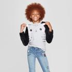 Girls' Cozy Critter Pullover - Cat & Jack Heather Gray