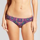 Women's Beach Hipster Bikini Bottom - Shade & Shore Navy Crochet