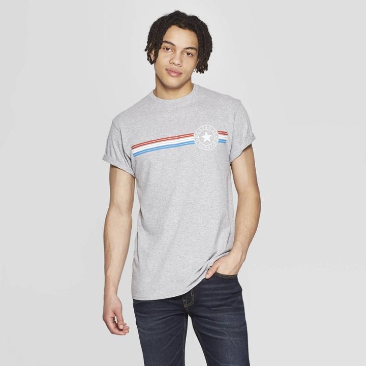Modern Lux Men's Short Sleeve Crew Neck Lone Star Graphic T-shirt - Modern