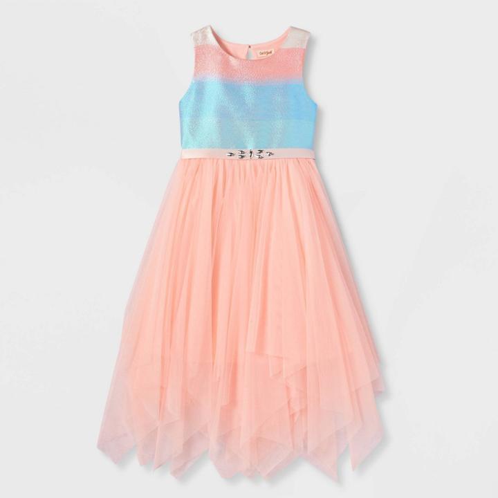 Girls' Ombre Tulle Dress - Cat & Jack Blush