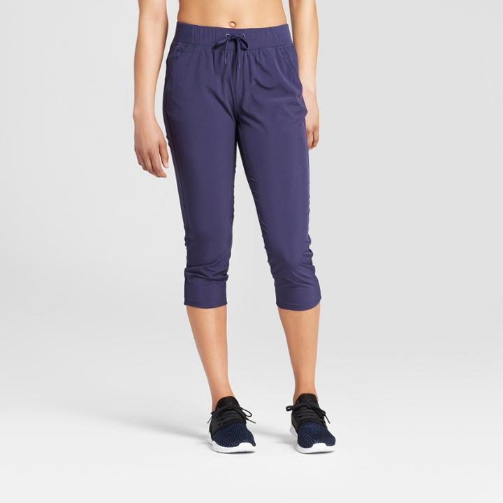 Women's Everyday Woven Mid-rise Capri Leggings 22 - C9 Champion Imperial Indigo