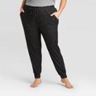 Women's Plus Size Perfectly Cozy Lounge Jogger Pants - Stars Above Dark Gray