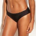 Kona Sol Women's Medium Coverage Scallop Hipster Bikini Bottom - Kona