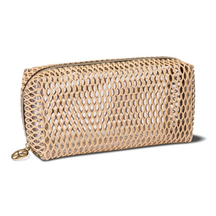 Sonia Kashuk Open Weave Makeup Organizer Bag - Beige
