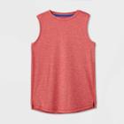 Boys' Sleeveless Tech T-shirt - All In Motion Red