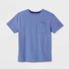 Boys' Mineral Wash Knit Short Sleeve T-shirt - Art Class Blue