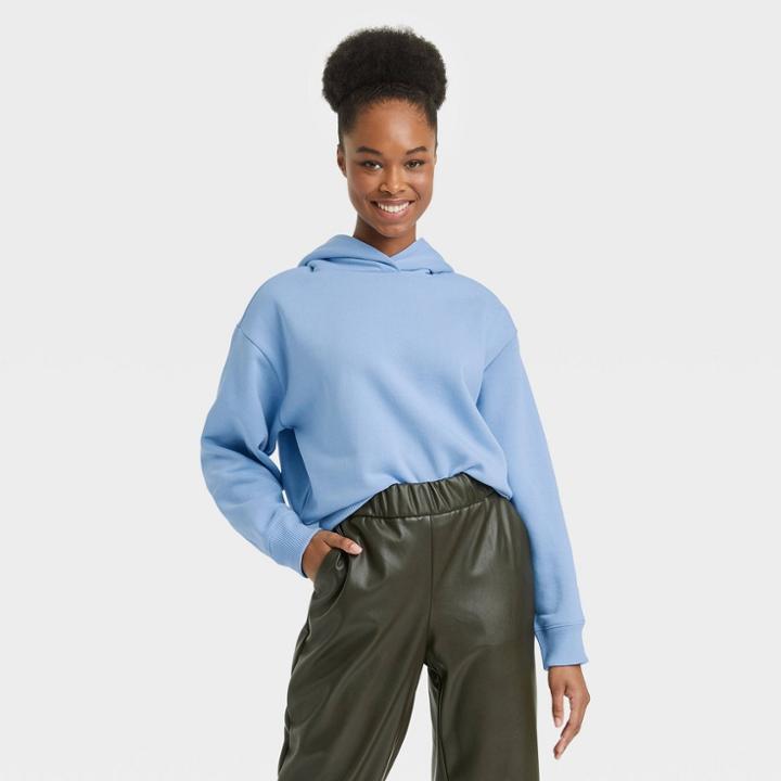 Women's Fleece Hoodie - A New Day Blue