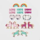 Girls' 9pk Unicorn And Rainbow Earring Set - Cat & Jack