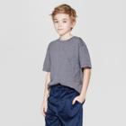 Boys' Short Sleeve Stripe T-shirt With Pocket - Art Class Blue