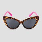 Girls' Cat-eye Sunglasses - Cat & Jack Tortoise (green)