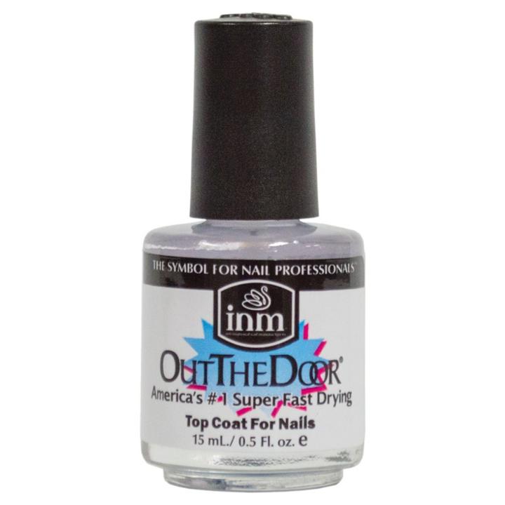 Inm Out The Door Super Fast Dry Top Coat - 0.5 Fl Oz, Clear