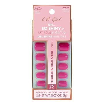 L.a. Girl Artificial Nail Tips- Oh So Shiny - Wildest Dream