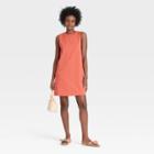 Women's Muscle Tank Dress - A New Day Orange