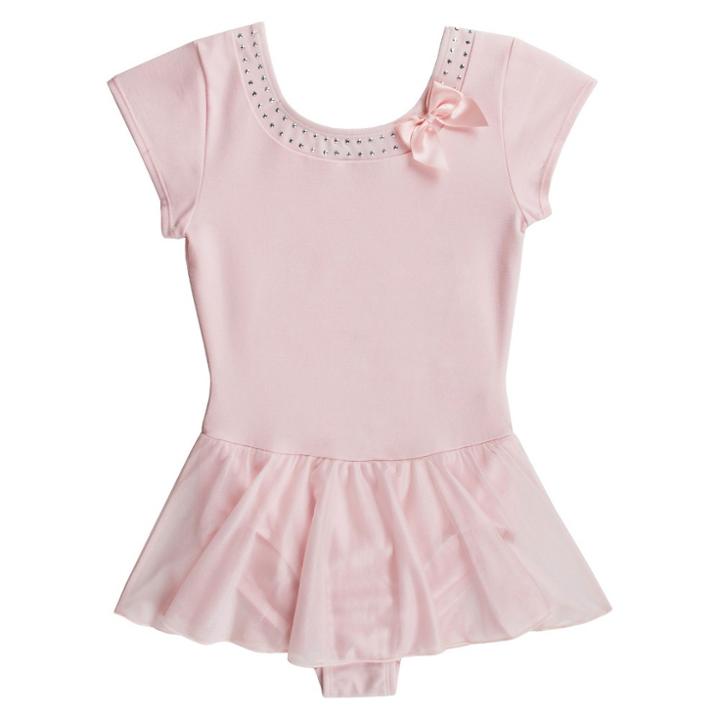 Freestyle By Danskin Girls' Tank Skirtall Dress - Pink M, Pink Cashmere