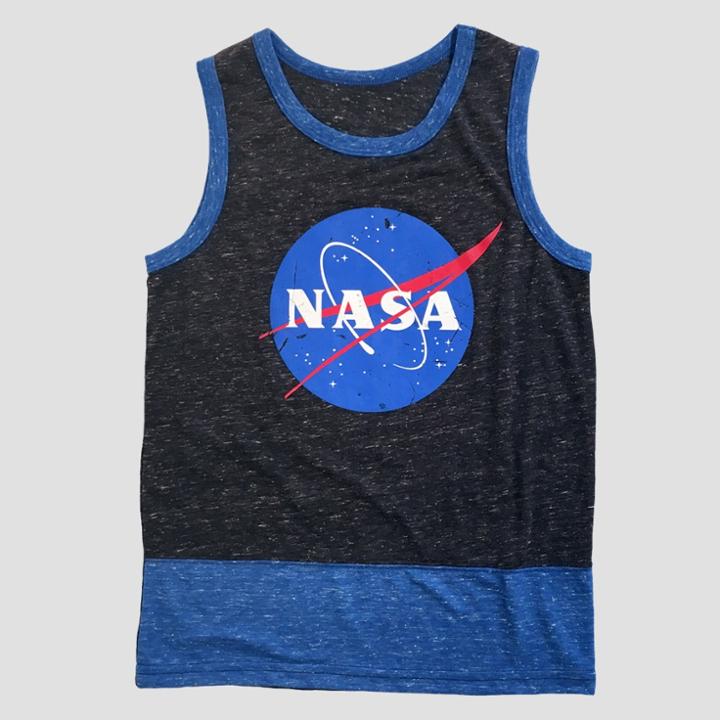 Extreme Concepts Boys' Nasa Tank Top - Black