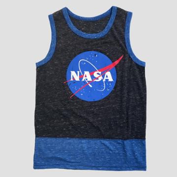 Extreme Concepts Boys' Nasa Tank Top - Black