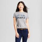 Women's Short Sleeve Star Wars The Last Jedi Graphic T-shirt (juniors') - Gray